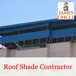 Roof shade contractor Mr. Biswajit Mondal in Nilganj Bazaar